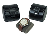 real leather watch case
